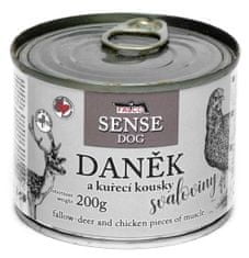 FALCO SENSE DOG daněk a kuřecí 6×200 g