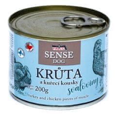 FALCO SENSE DOG krůta a kuřecí 6×200 g