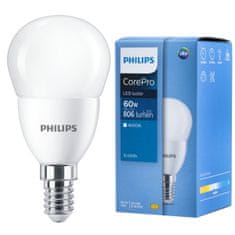 Philips LED žárovka E14 P48 7W = 60W 806lm 4000K Neutrální bílá