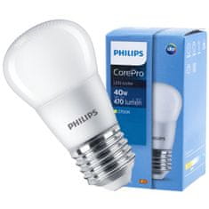 Philips LED žárovka E27 P45 5W = 40W 470lm 2700K Teplá bílá