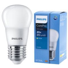 Philips LED žárovka E27 P45 5W = 40W 470lm 2700K Teplá bílá