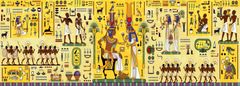 BlueBird print  Panoramatické puzzle Egyptské hieroglyfy 1000 dílků