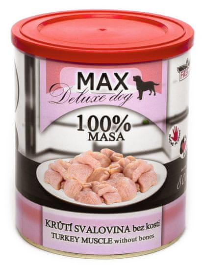 FALCO MAX deluxe krůtí svalovina bez kosti 8x800 g