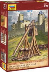 Zvezda  Wargames (AoB) katapult 8516 - Medieval Siege Engine Trebuchet (1:72)