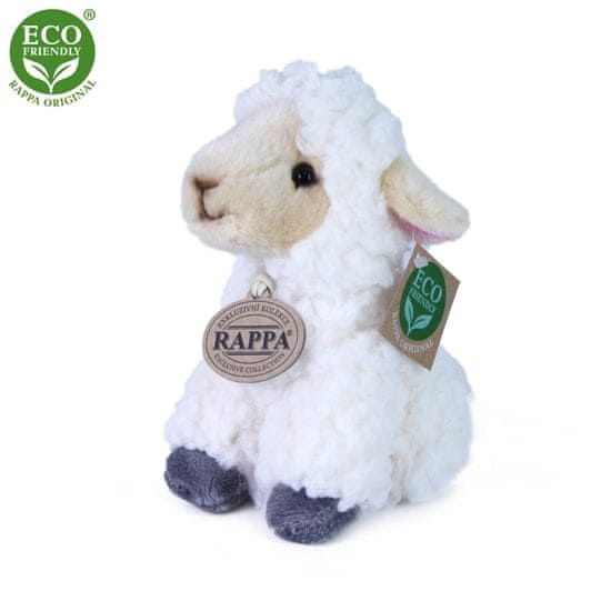 Rappa Plyšová ovce sedící 16 cm ECO-FRIENDLY