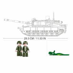 Sluban Model bricks m38-b0839 německý bitevní tank leopard