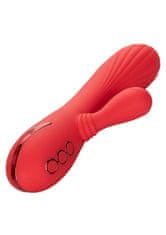 CalExotics CalExotics Palisades Passion (Red), hřející vibrátor s králíčkem