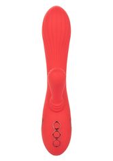 CalExotics CalExotics Palisades Passion (Red), hřející vibrátor s králíčkem