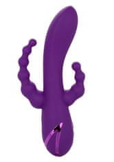 CalExotics CalExotics Long Beach Bootylicious (Purple), vibrátor pro trojitou stimulaci