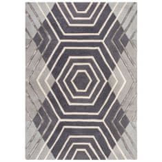 Flair Rugs Kusový koberec Architect Harlow Grey 160x230 cm