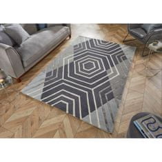 Flair Rugs Kusový koberec Architect Harlow Grey 160x230 cm