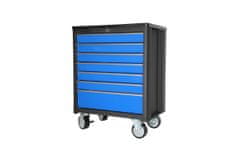 TRIUMF vozík montážní vybavený, 7 zásuvek, modrý, 184 dílů