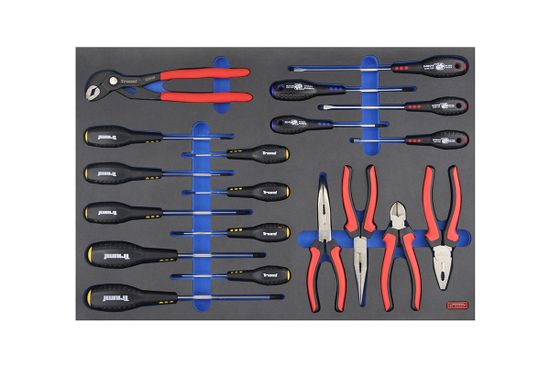 TRIUMF modul - šroubováky a kleště, 19 dílů