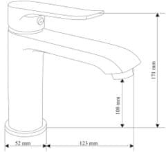 Mexen Pecos r72 vana set, černá - 72703r72-70 (72703R72-70)