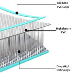 Vidaxl Nafukovací cvičební podložka s pumpou 300x100x10 cm PVC zelená