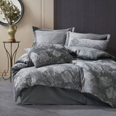 Darymex Bavlněná souprava povlečení FLORY GREY / 220x200 COTTONLOVE