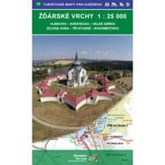 Žďárské vrchy 1:25 000/Hlinecko, Svratecko, Velké Dářko, Zelená hora, Tři Studně,Novoměstsko 1:25 00