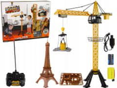 Lean-toys Stavební jeřáb vysokého jeřábu 90 cm Pilot R/C Tower