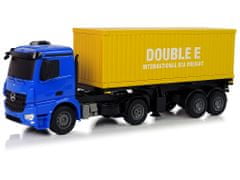 Lean-toys Big Truck R/C Mercedes Arocs Blue 1:20
