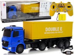 Lean-toys Big Truck R/C Mercedes Arocs Blue 1:20