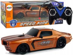 Lean-toys Sportovní vůz R/C 1:18 Brown Champion Pilot