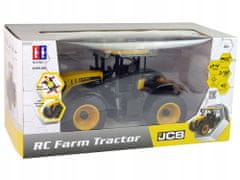 Lean-toys Obrovský traktor JCB dálkově ovládaný R/C LED 1:16