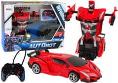 Lean-toys Auto Robot Transformer 2v1 dálkové ovládání R/C dálkové ovládání