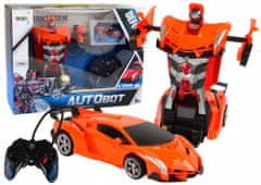 Lean-toys Auto Robot Transformer 2v1 dálkové ovládání R/C dálkové ovládání