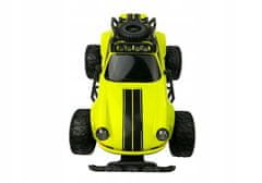 Lean-toys Dálkově ovládané auto R/C Beetle Green 6,5 km/h