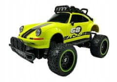 Lean-toys Dálkově ovládané auto R/C Beetle Green 6,5 km/h