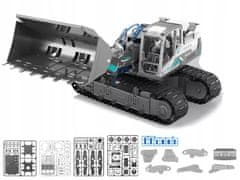 Lean-toys DIY Sada hydraulického buldozeru pro pásové rypadlo