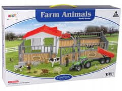 Lean-toys DIY Farm montážní sada Zvířata s vysokým plotem