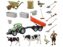 Lean-toys DIY Farm montážní sada Zvířata s vysokým plotem