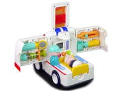 Lean-toys Interaktivní vzdělávací Ambulance Auto Pro