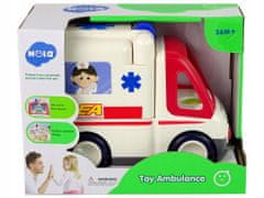 Lean-toys Interaktivní vzdělávací Ambulance Auto Pro