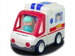 Lean-toys Interaktivní vzdělávací Ambulance Auto Pro