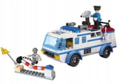 Lean-toys Sada bloků Policejní auto 368 prvků Chase