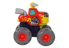 Lean-toys Auto Auto Monster Truck Bull Red For Mute