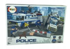 Lean-toys Sada bloků Policejní auto 368 prvků Chase