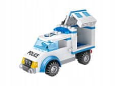 Lean-toys Sada bloků Policejní auto 368 prvků Chase