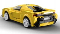 Lean-toys Stavební bloky Sport Auto EVO Race Car Yellow