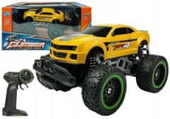 Lean-toys Dálkově ovládané auto R / C 6,5 km / h High Wheels Ż