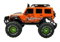 Lean-toys Dálkově ovládané auto R / C Jeep Orange 2.4G