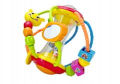 Lean-toys Vzdělávací hračka míč Bug Rattle Squeak