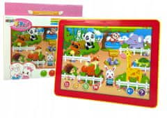 Lean-toys Vzdělávací tablet Výuka angličtiny Domácí mazlíčci Mel