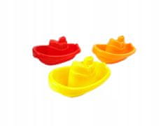 Lean-toys Vzdělávací kbelík poháry Pyramid Boats Sorte