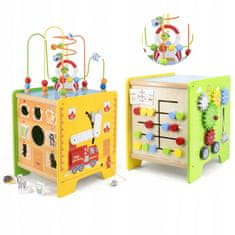 Viga Toys Certifikát Educational Cube Jumbo Cube