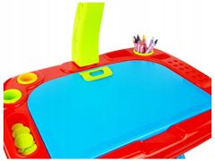 Lean-toys Vzdělávací stůl s pastelkami židle k projektoru M