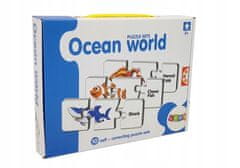 Lean-toys Puzzle Vzdělávací logická hra World of Oceans 10 Connected