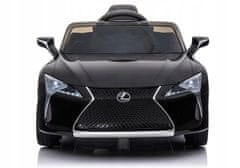 Lean-toys Bateriový vůz Lexus JE1618 Black Lacquer